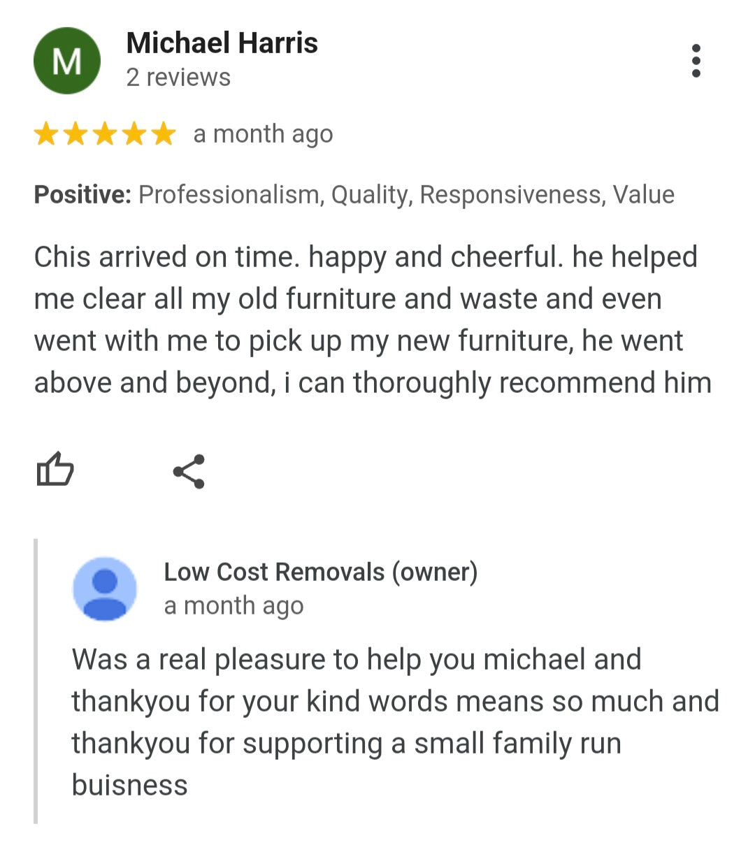 Some of our reviews